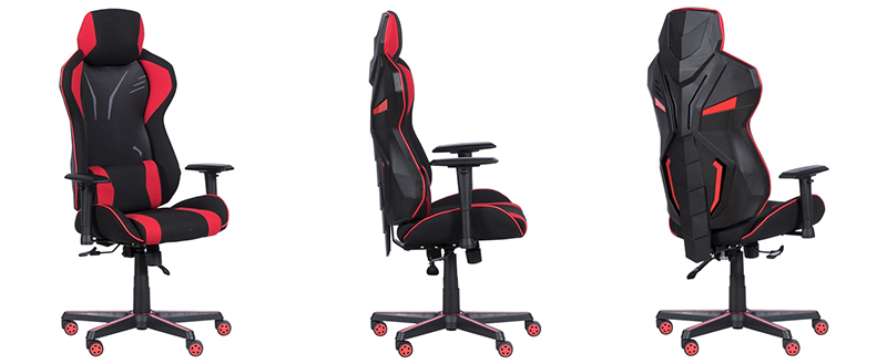 геймърски стол 6199 черен червен
