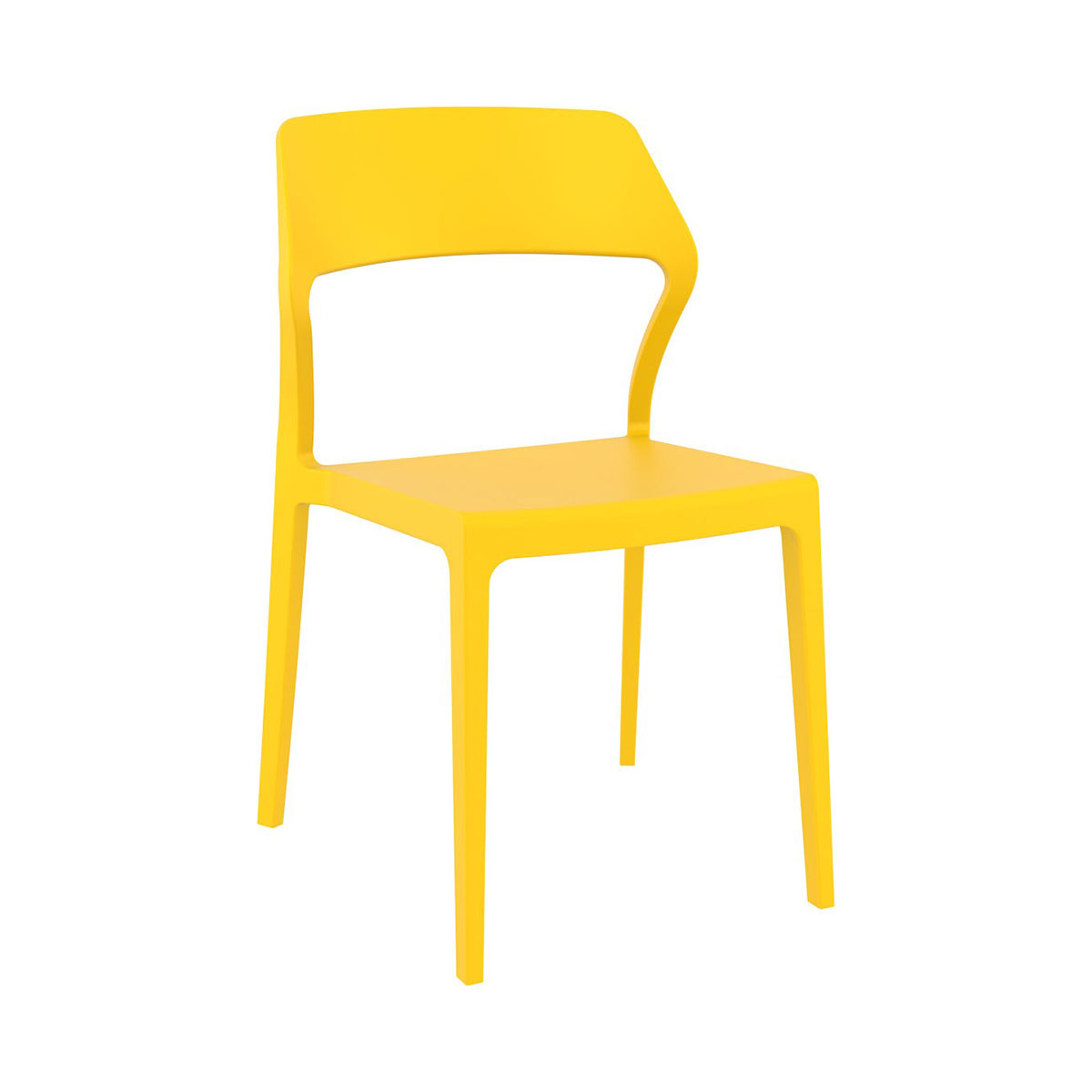 Пластмасов стол - RFG Snow жълт
