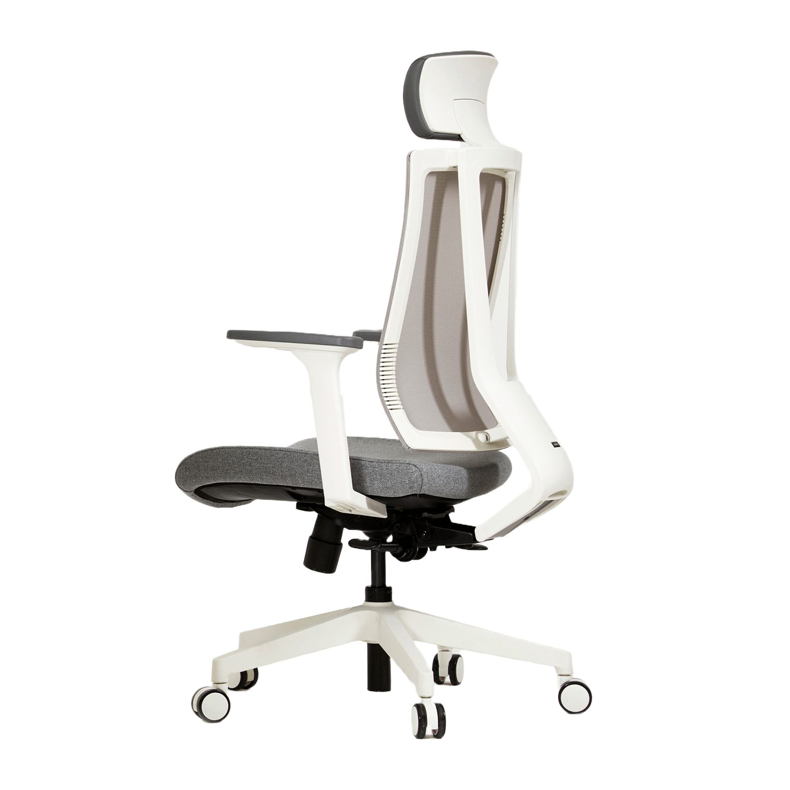 Офис стол - Dawon G1 HR White 3D Arm сив