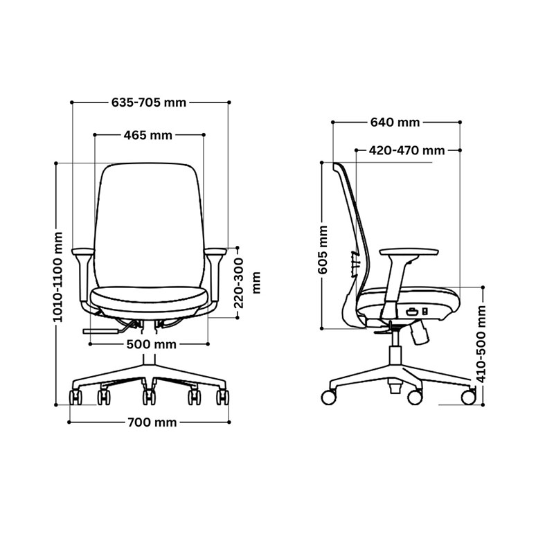 Ергономичен офис стол Nowy Styl Elovie Mesh