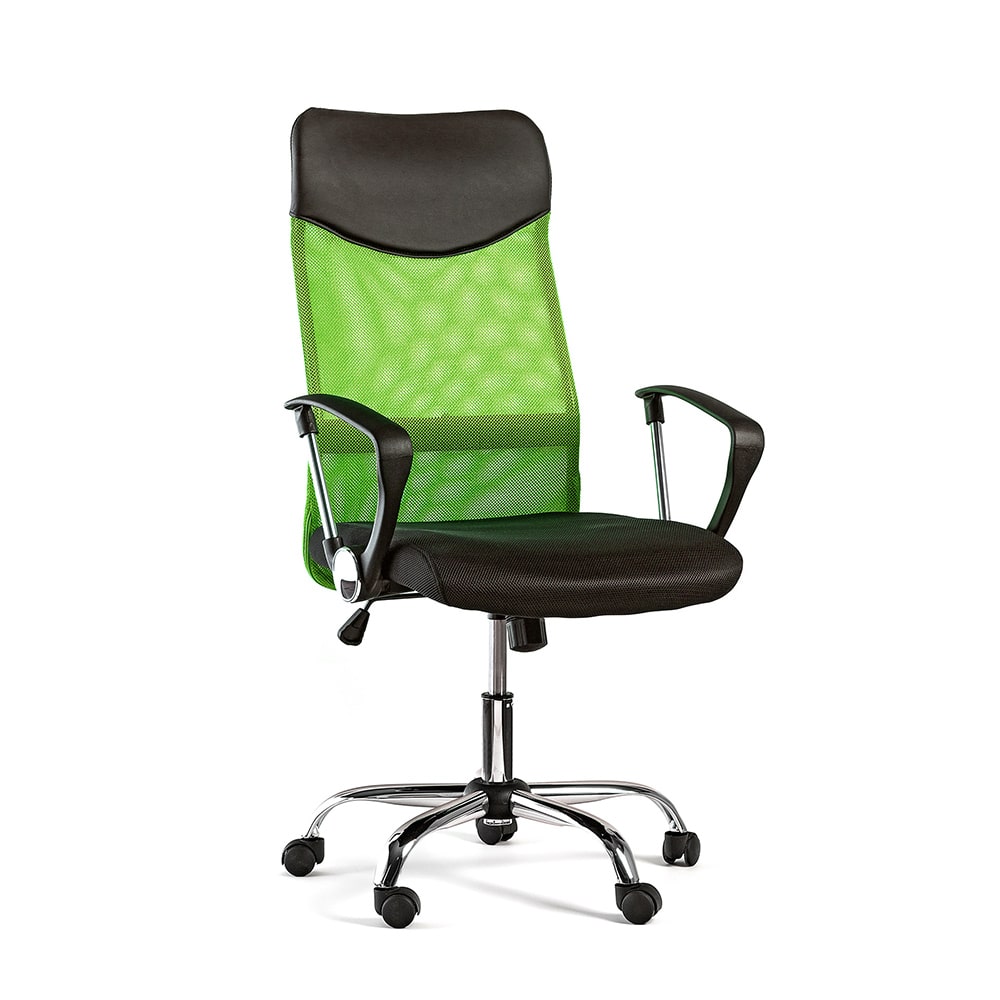 Офис стол - RFG Monti HB черен-зелен