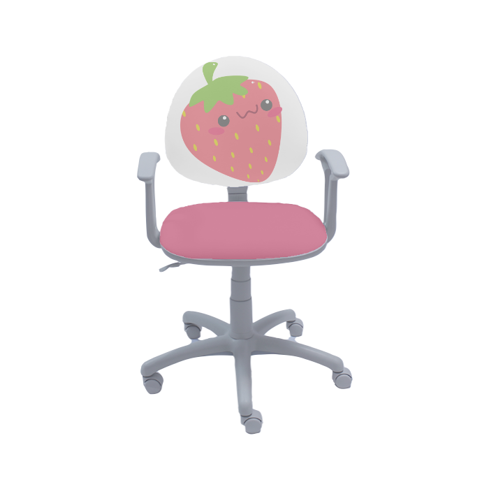 Детски стол - Smart White Strawberry