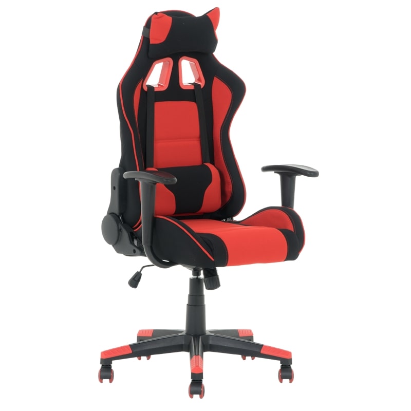 Геймърски стол - 6189 черен-червен