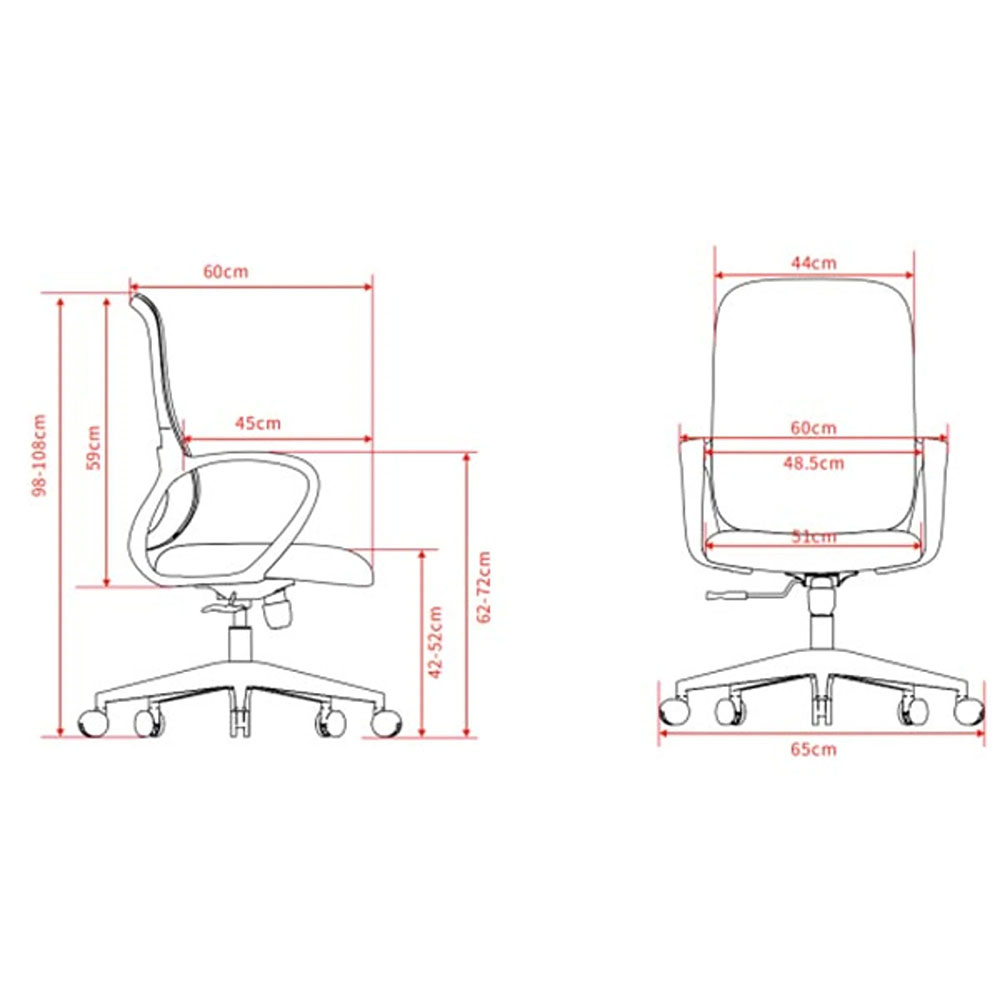 Офис стол RFG Mojito черен