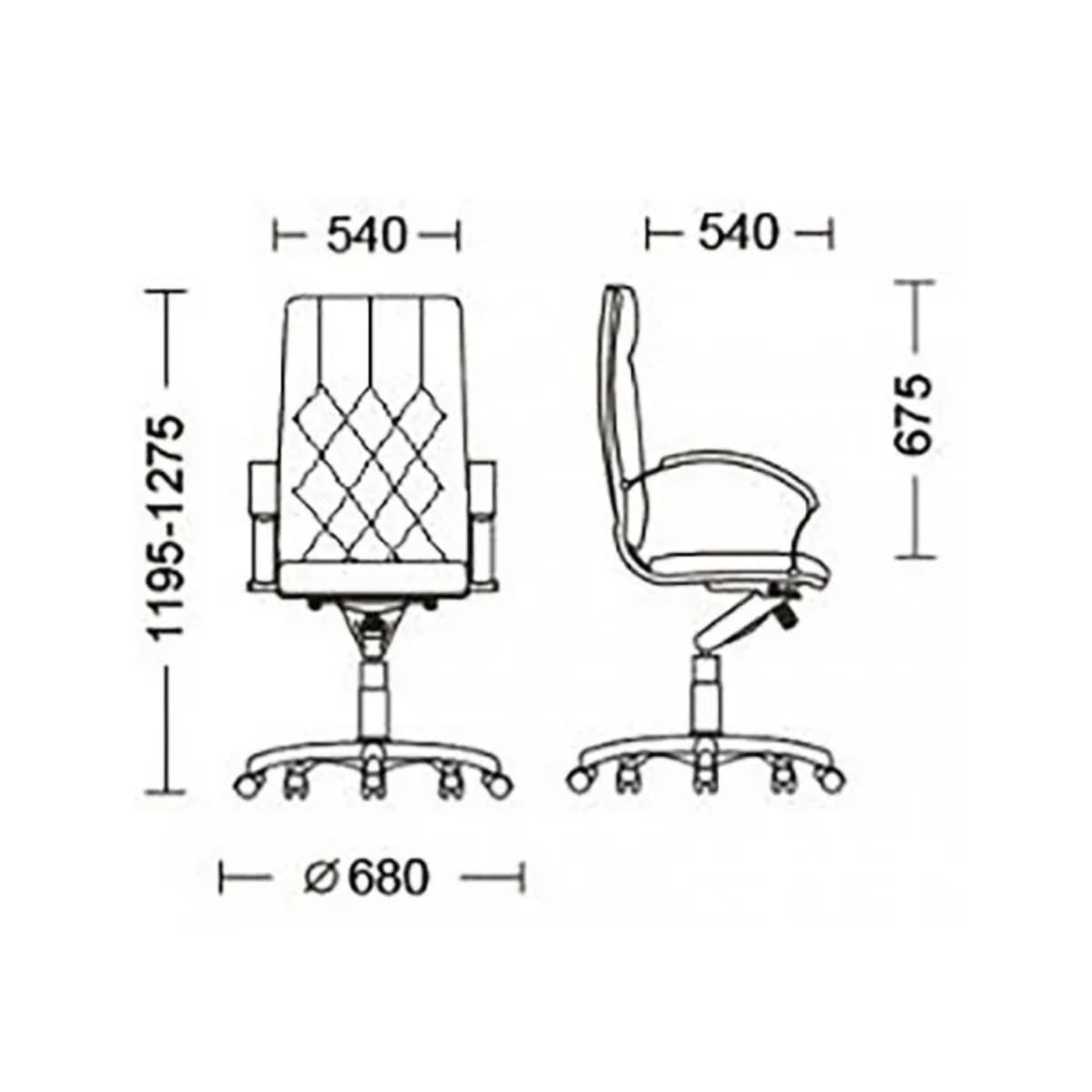 Директорски стол Cuba Steel