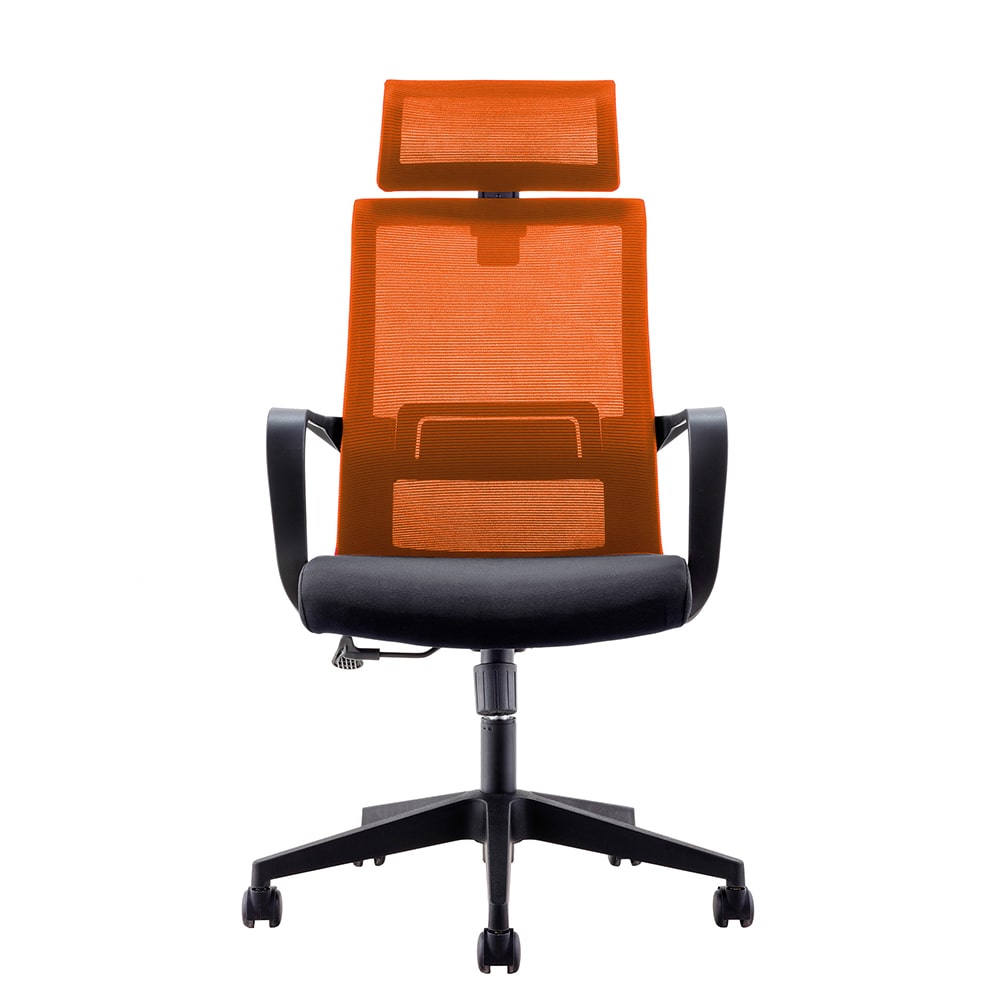 Офис стол - RFG Smart HB черен-оранжев