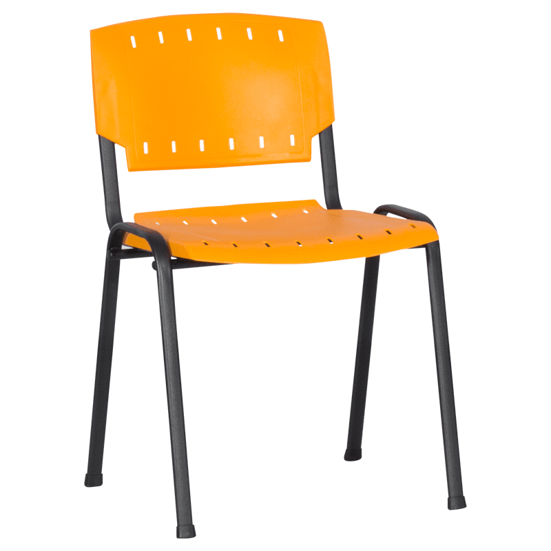 Посетителски стол - Prizma оранжев