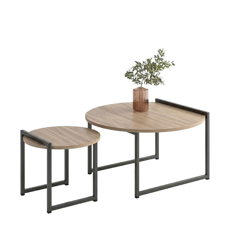 Ниска масичка за мека мебел Feliks ф450 мм