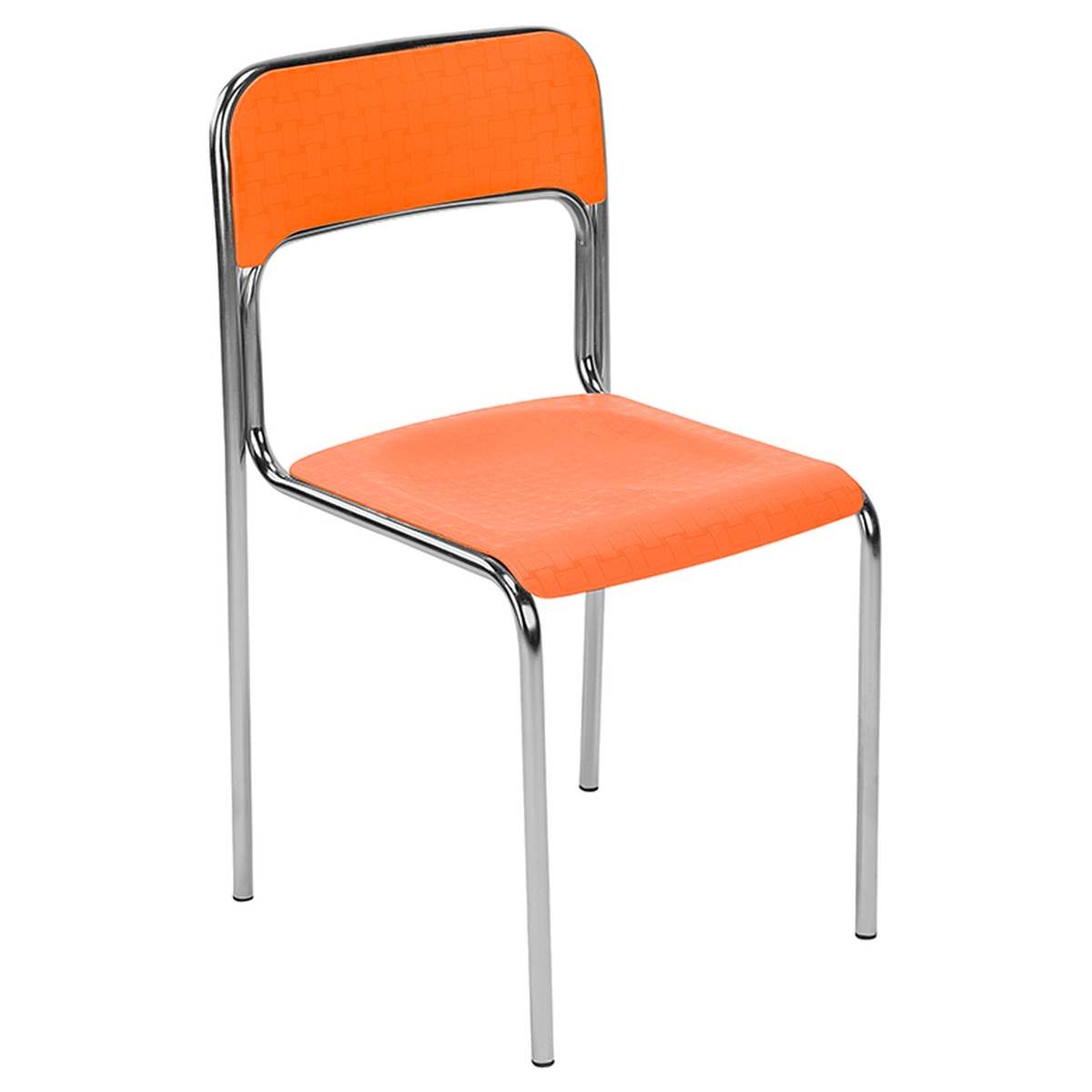 Посетителски стол - Cortina оранжев