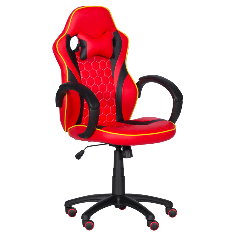 Геймърски стол - 6301 червен-черен