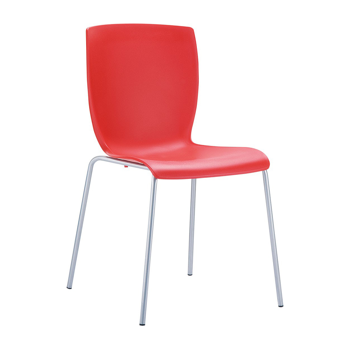 Пластмасов стол - RFG Mellon червен