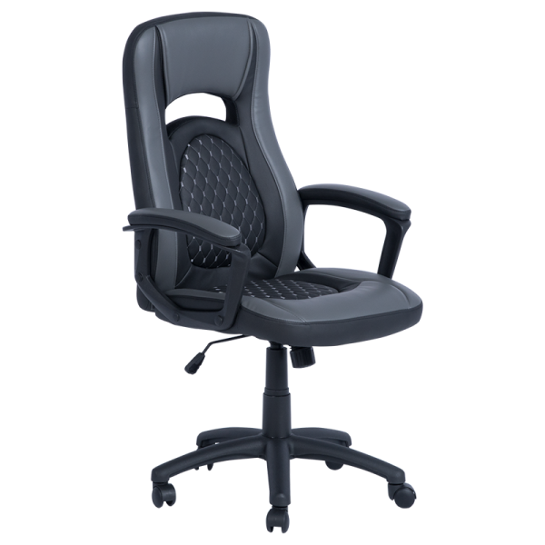 Директорски стол 6095 - сив-черен