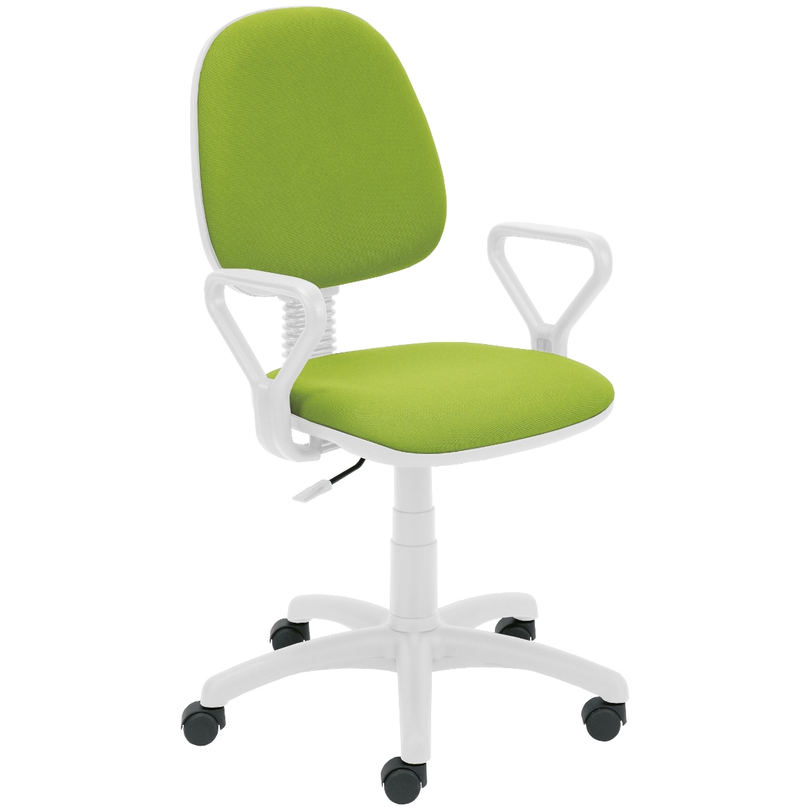 Детски стол Regal White - зелен